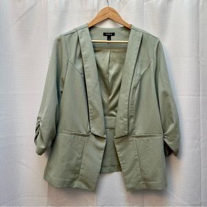 Torrid Celery (sage) Open-front Blazer